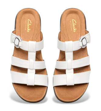 Clarks Kitly Pearl l�derskor vit lack l�der vit