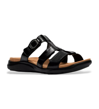 Clarks Kitly Pearl l�derskor vit lackl�der svart