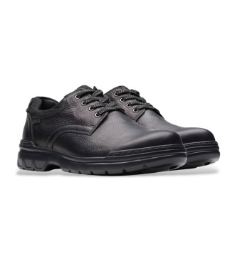 Clarks Zapatos de piel Rockie WalkGTX negro
