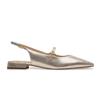 Clarks Scarpe Sensa15 Shine in pelle oro