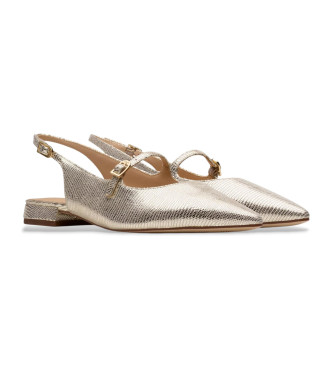 Clarks Scarpe Sensa15 Shine in pelle oro