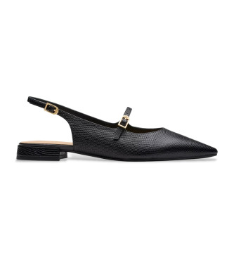 Clarks Czarne skórzane buty Sensa15 Shine
