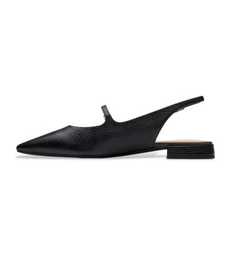 Clarks Czarne skórzane buty Sensa15 Shine