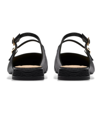 Clarks Czarne skórzane buty Sensa15 Shine