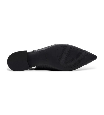 Clarks Czarne skórzane buty Sensa15 Shine