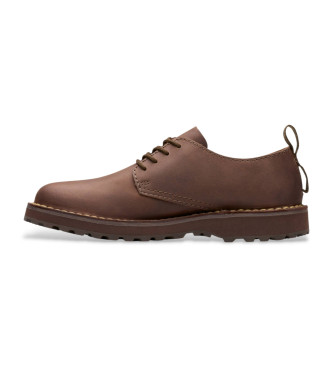 Clarks Solsbury Lace braune Lederschuhe