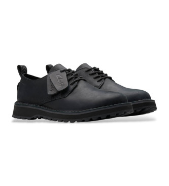 Clarks Solsbury Lederschuhe schwarz