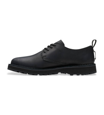 Clarks Solsbury Lederschuhe schwarz