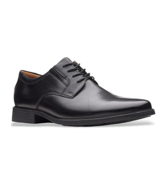 Clarks Skórzane buty Tilden Plain w kolorze czarnym