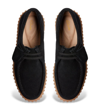 Clarks Sapatos de couro Torhill Bee preto