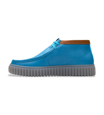 Clarks Torhill Explore Lederschuhe blau