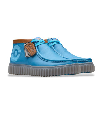 Clarks Torhill Explore Lederschuhe blau