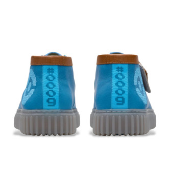 Clarks Torhill Explore Lederschuhe blau