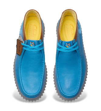 Clarks Torhill Explore Lederschuhe blau