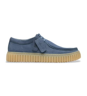 Clarks Chaussures en cuir Torhill Lo bleu
