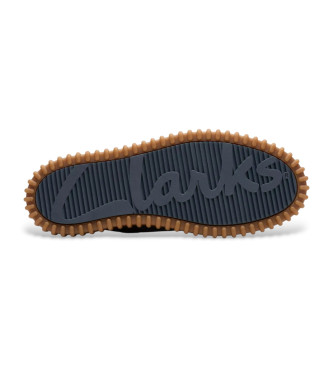 Clarks Usnjeni čevlji Torhill Lo navy