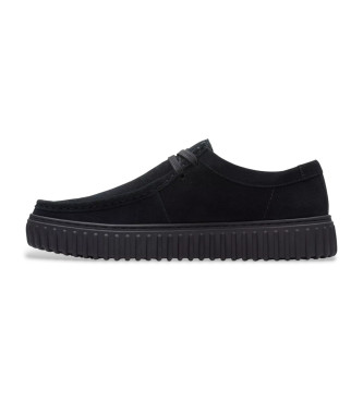 Clarks Chaussures en cuir Torhill Lo noir