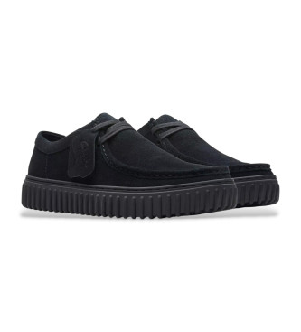Clarks Chaussures en cuir Torhill Lo noir