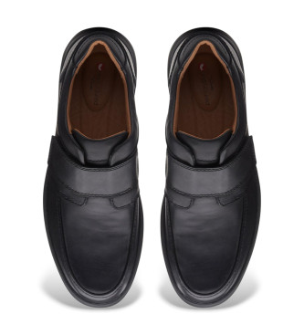 Clarks Lederschuhe Un Abode Strap Loafer schwarz