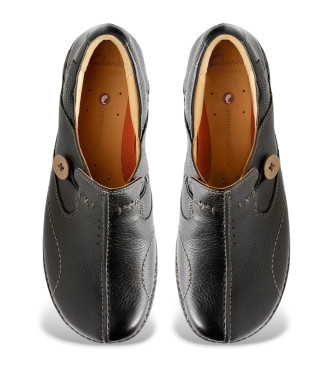 Clarks Scarpe in pelle nera Un Loop