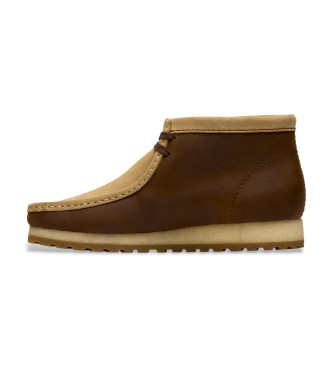 Clarks Walla Boot RB braune Lederschuhe