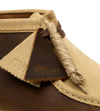 Clarks Walla Boot RB braune Lederschuhe
