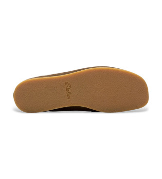 Clarks Wallabee EVO loafers i ruskind brun gr�nlig brun