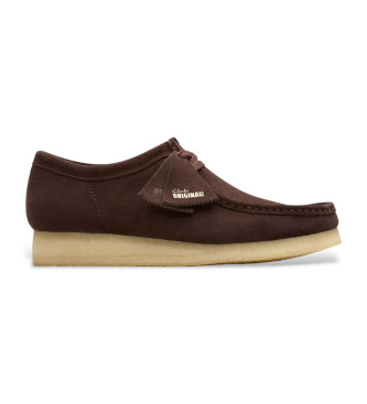 Clarks Brown Wallabee leather shoes