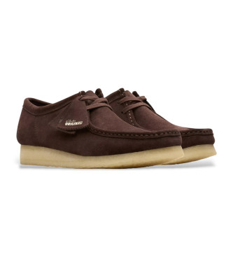 Clarks Brown Wallabee leather shoes