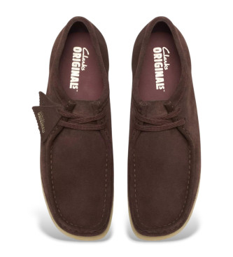 Clarks Brown Wallabee leather shoes