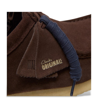 Clarks Brown Wallabee leather shoes