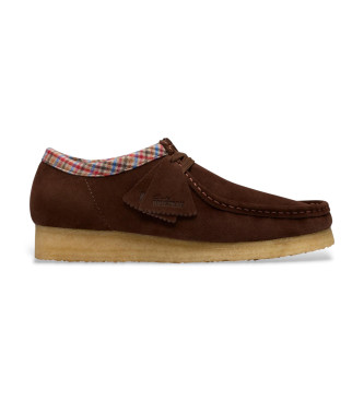 Clarks Chaussures en cuir Wallabee marron