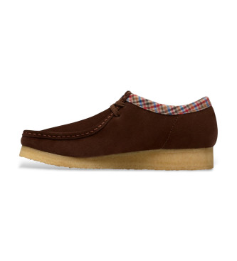 Clarks Chaussures en cuir Wallabee marron