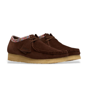 Clarks Chaussures en cuir Wallabee marron