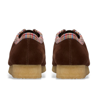 Clarks Chaussures en cuir Wallabee marron