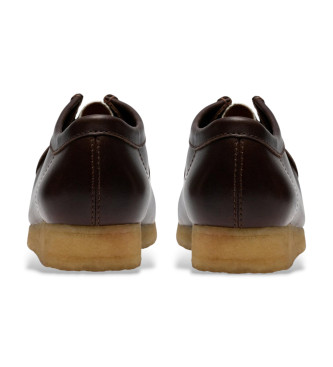 Clarks Chaussures en cuir Wallabee marron