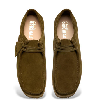 Clarks Chaussures en cuir marron Wallabee RB