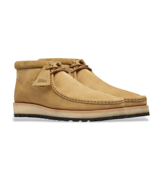 Clarks Skórzane buty Wallabee Scout w kolorze beżowym