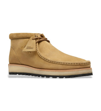 Clarks Skórzane buty Wallabee Scout w kolorze beżowym