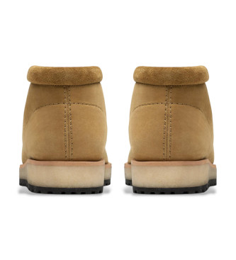 Clarks Skórzane buty Wallabee Scout w kolorze beżowym