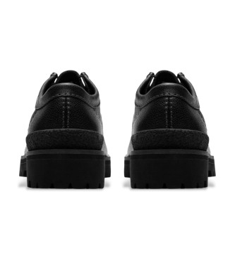 Clarks Skórzane buty Wallabee Yukon w kolorze czarnym