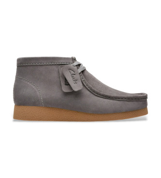 Clarks Sapatos de couro   Wallabeeevo Bt cinzento