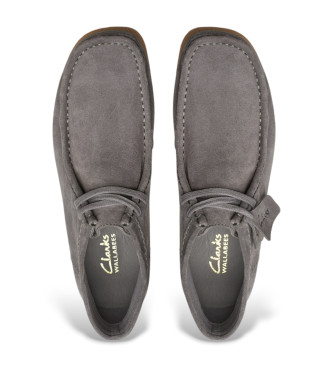 Clarks Leather shoes   Wallabeeevo Bt grey