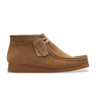 Clarks Scarpe Wallabeeevo Bt in pelle marrone