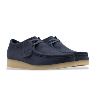 Clarks Lderskor WallabeeEVO marinbl