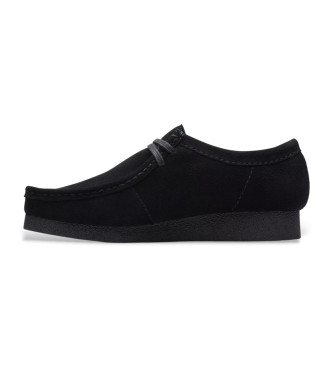 Clarks WallabeeEVO leather shoes black