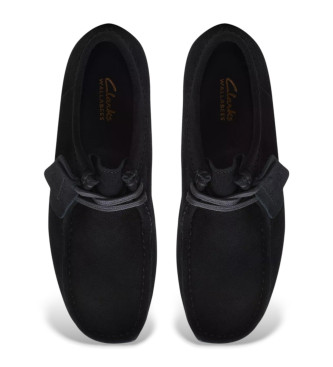 Clarks WallabeeEVO leather shoes black