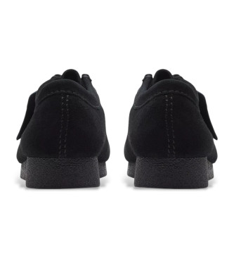 Clarks WallabeeEVO leather shoes black