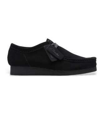 Clarks Zapatos de piel Wallabeeevosh negro