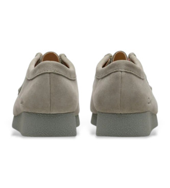 Clarks WallabeeEVOSh zeleni usnjeni čevlji